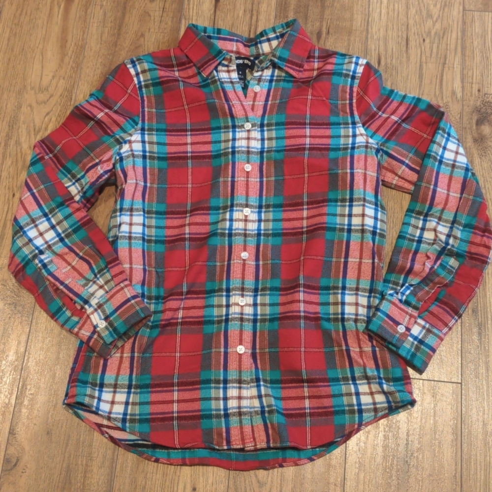 Land's End flannel shirt